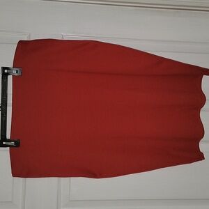 Amelia James Vibrant Red Pencil Skirt Size 2X